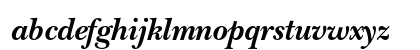 NewBaskerville Regular Lowercase Preview