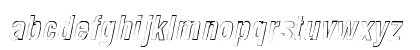 Newside FP Outline Alternate Italic Lowercase Preview