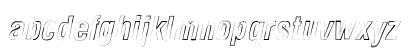 Newside FP Outline Italic Lowercase Preview