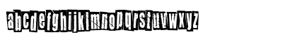 Newspaper Cutout White On Black Regular Preview