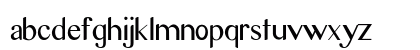New Timeon Regular Lowercase Preview