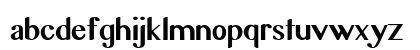 New Timeon Bold Lowercase Preview