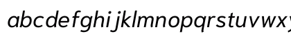 Niramit Italic Lowercase Preview