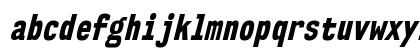 NK57 Monospace Condensed ExtraBold Italic Lowercase Preview