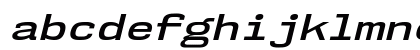 NK57 Monospace Expanded SemiBold Italic Preview
