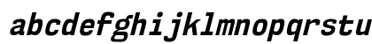 NK57 Monospace Semi-Condensed Bold Italic Lowercase Preview
