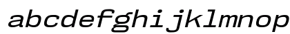 NK57 Monospace Semi-Expanded Italic Preview