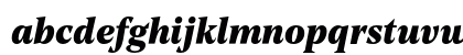 Noe Text Black Bold Italic Lowercase Preview