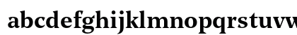 Noe Text Semibold Regular Lowercase Preview