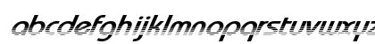 North Shore Bold Italic Lowercase Preview