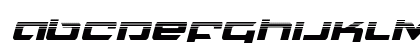 Northstar Halftone Italic Italic Lowercase Preview