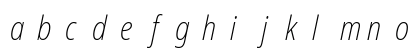 NotoSans Nerd Font Mono Italic Lowercase Preview