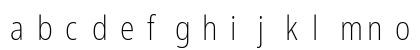 NotoSans Nerd Font Mono Regular Lowercase Preview