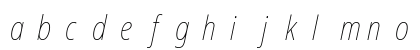 NotoSans NF Italic Lowercase Preview