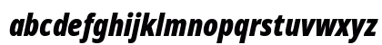 Noto Sans Disp Cond Blk Italic Lowercase Preview