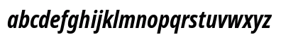 Noto Sans Disp Cond Bold Italic Lowercase Preview