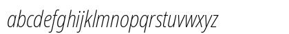 Noto Sans Disp Cond ExtLt Italic Lowercase Preview