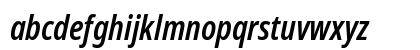 Noto Sans Disp Cond SemBd Italic Lowercase Preview