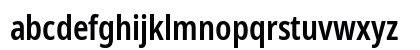 Noto Sans Disp Cond SemBd Regular Lowercase Preview