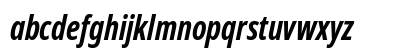 Noto Sans Disp ExtCond Bold Italic Lowercase Preview