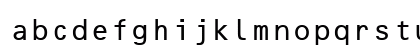 OCR-B 10 BT Regular Lowercase Preview