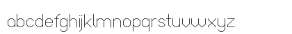 Octagonal Light Regular Lowercase Preview