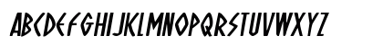 Oh Mighty Isis Expanded Italic Expanded Italic Lowercase Preview