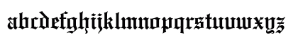 Old English Regular Lowercase Preview