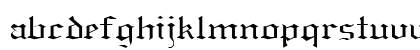 OldEnglish Nue Normal Lowercase Preview