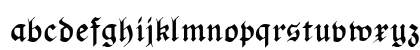 OldHaroldRee Bold Lowercase Preview