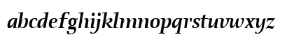 Oldstyle Bold Italic Lowercase Preview