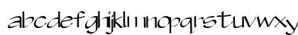 OliveOil43 Regular Lowercase Preview