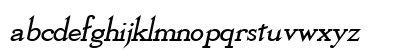 Olympus-Extended Bold Italic Lowercase Preview