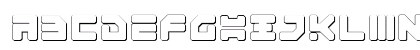 Omega-3 3D Regular Lowercase Preview