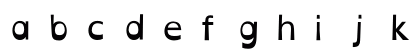 OpenDyslexicAlta NF Regular Lowercase Preview