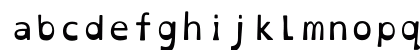 OpenDyslexicMono Nerd Font Regular Lowercase Preview