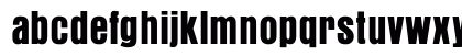 OPTIAurora BoldCondensed Lowercase Preview