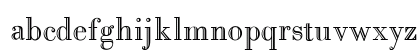OPTIBodoni Medium Lowercase Preview