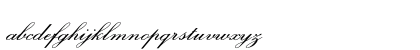 OPTIExcelsiorScript SemiBd Lowercase Preview