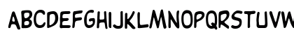 OPTIKartoon Bold Lowercase Preview