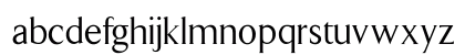 OPTILawrence Regular Lowercase Preview