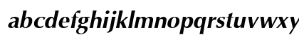Optima Bold Italic Lowercase Preview