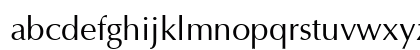 Optima Regular Lowercase Preview