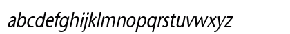 Optimist-Condensed Italic Lowercase Preview