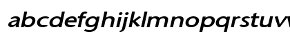 Optimist Extended Bold Italic Lowercase Preview