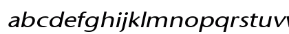 Optimist-Extended Italic Lowercase Preview