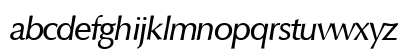OpusTwoMedium RegularItalic Lowercase Preview