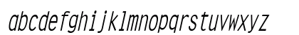 OratorCondensed Oblique Lowercase Preview