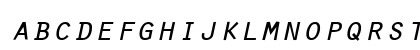 Orator RegularItalic Lowercase Preview