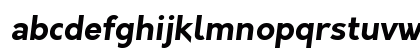 Orkney BoldItalic Lowercase Preview